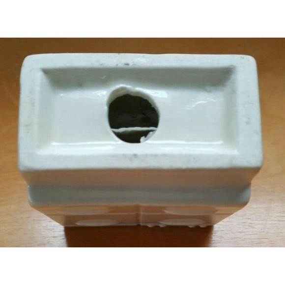 Razor Blade Bank Disposal, Oven Range Shape, Ceramic Vintage - Picture 7 of 9